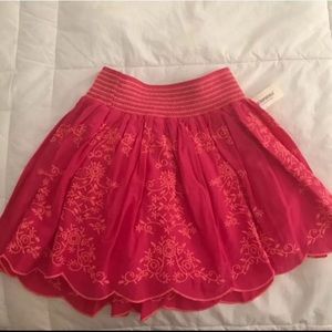 Aéropostale floral pink skirt